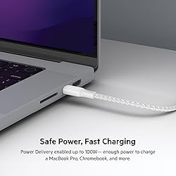 Belkin USB C to USB C Cable, 6.6ft, 100W - Type C