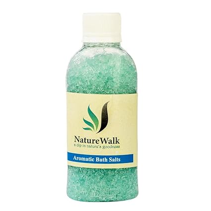 NatureWalk Mint Fresh Bath Salt for Revitalizes Tired Muscles with Essential Aroma Oil for Men and Women (100gm)