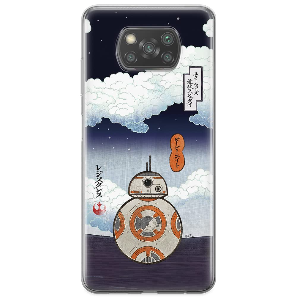ERT GROUP mobile phone case for Xiaomi POCOPHONE X3 original and officially Licensed Star Wars pattern BB 8 011 optimally adapted to the shape of the mobile phone, case made of TPU