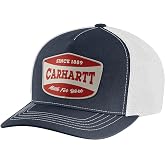 Carhartt Men's Canvas Mesh-Back Patch Cap