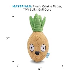 Barkbox 2 in 1 Interactive Plush Dog Toy - Rip and