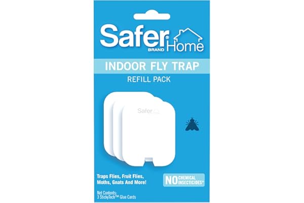Safer Home SH503 Indoor Plug-In Fly Trap Refill Pack of Glue Cards for SH502 Indoor Fly Trap – 3 Count (Pack of 1)
