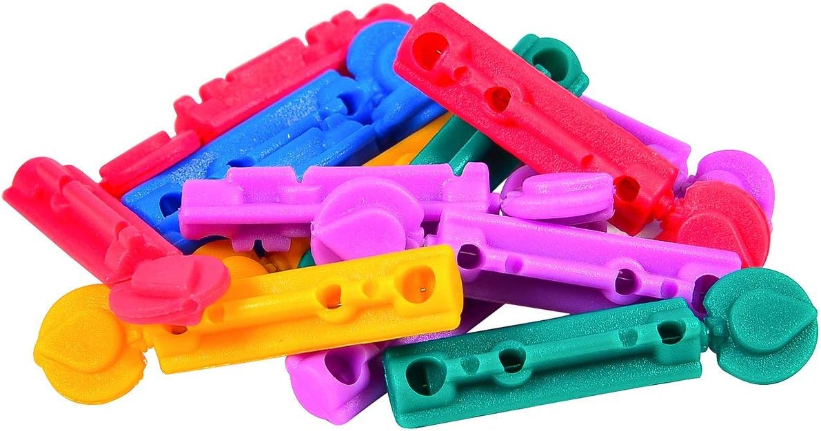 Care Touch Multi Colored Twist Top Lancets 30 Gauge, 200 Lancets: Health & Personal Care
