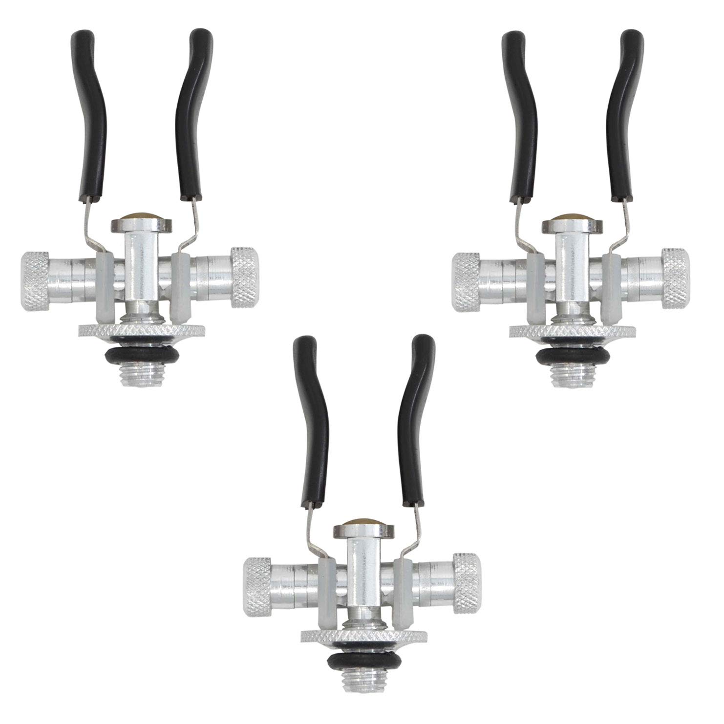 3 Pack of Phoxinus Anodised Aluminium Butt Rests. Adjustable back/rod rests to suit virtually all rods, rod pods, bank sticks etc. Ideal for carp, course and match fishing