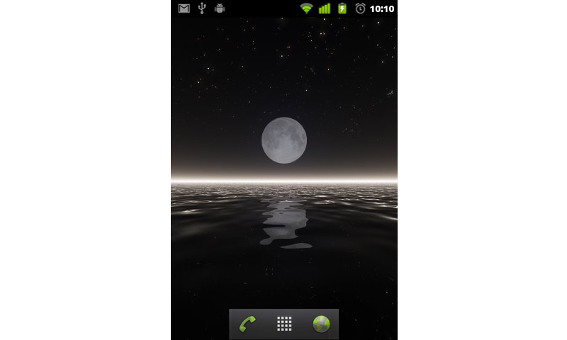 Ocean live wallpaper Ocean Moon ( live theme live android live background live ocean live desktop live water live liquid )