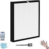 For XJ-3800 True HEPA Replacement Filter Compatible with Surround Air Intelli-Pro XJ-3800 Air Purifier, 2-in-1 H13 HEPA & Carbon Filter for Home Air Cleaner (1 Pack)