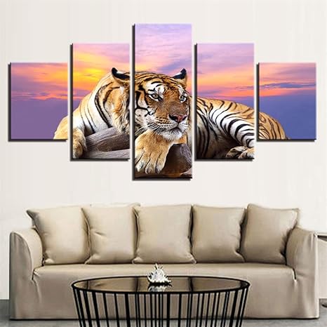 Lienzos Paneles De Lienzo Pintura Arte De Pared Modular 5 Piezas