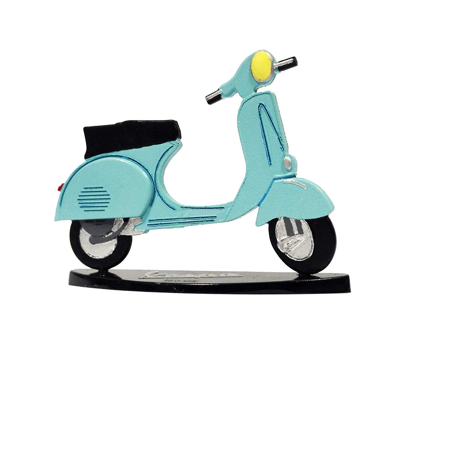 Vespa vpmo53 Model GS150 Plate, Metal, Blue, 7 x 5.5 x 2 cm
