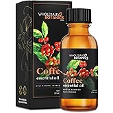 Coffee Essential Oil by Wholesale Botanics - Premium Grade Essential Oil | for Aromatherapy, Soaps, Lotions, & Candles | Vegan & Cruelty Free (1 Fl.Oz.)