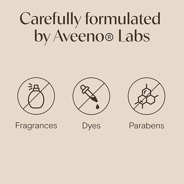 AVEENO DAILY MOISTURIZING FACE LOTION WITH SOOTHING PREBIOTIC OAT, LIGHTWEIGHT NON-GREASY FACIAL MOISTURIZER FOR NORMAL TO DRY, SENSITIVE SKIN, 24-HOUR MOISTURE, FRAGRANCE-FREE, 5 OZ