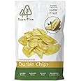Premium Durian Chips with Himalayan salt, Authentic Flavor and Crunchy, 100% Fruit Snacks, Vacuum Fried for a Delicious Taste, No Additives or Preservatives, 3.53Oz (100g) Bag