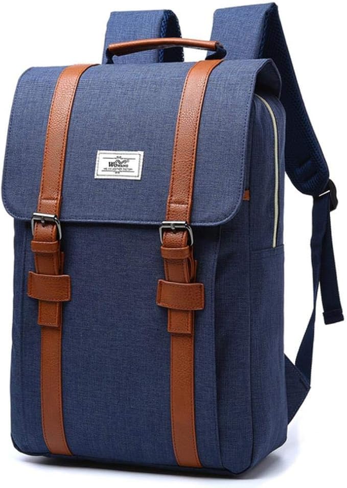 UKKD Rucksack Frauen Leinwand Rucksack Casual Rucksacks Weibliche 14