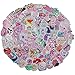 Cute Teen Girl Pink Stickers Pack Cool, 100 Pcs Vinyl Waterproof Stickers, for Laptop, Luggage, Car, Skateboard, Motorcycle, Bicycle Decal Graffiti Patches