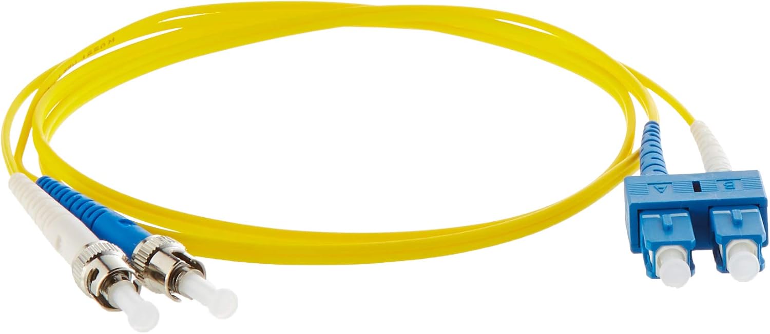 LINK Fiber Optic Cable SC A ST SINGLEMODE DUPLEX UPC MT.1, Yellow - Image 3