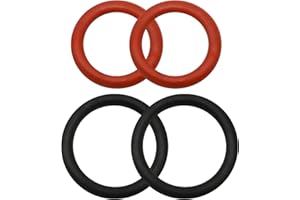 SHIBEIPARTS 4PCS Power Steering Pump O-Ring Seals Rubber Inlet & Outlet Fit for Honda P/S Hi Pressure Hose Replaces# 91370-SV4-000 91345-RDA-A01
