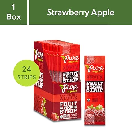 Pure Organic Strawberry Apple Fruit Veggie Strip Organic Gluten Free Non Gmo Project Verified Vegan Fruit Snack 049oz Pack Of 24 #vegetarian #meals #delivered #to #your #door Pure Organic Strawberry Apple Fruit Veggie Strip Organic Gluten Free Non Gmo Project Verified Vegan Fruit Snack 049oz Pack Of 24