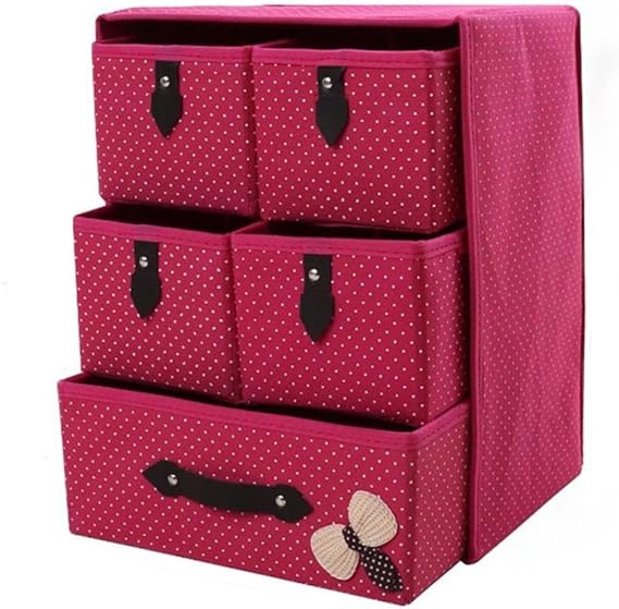 Jancery - Cubo de Almacenamiento con 3 Capas y 5 bombeos, práctico y