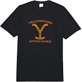 Yellowstone Dutton Ranch Distressed Logo Comfort Colors Adult Heavyweight T-Shirt