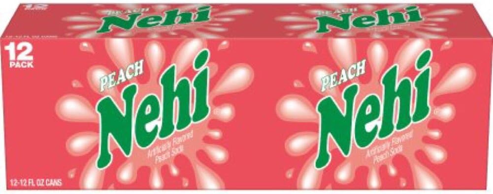 Nehi Soda Peach Soda, 12 Ounce (24 Cand)