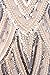 PrettyGuide Women's 1920s Gastby Diamond Sequined Embellished Fringed Flapper Dress S Luxury Beige