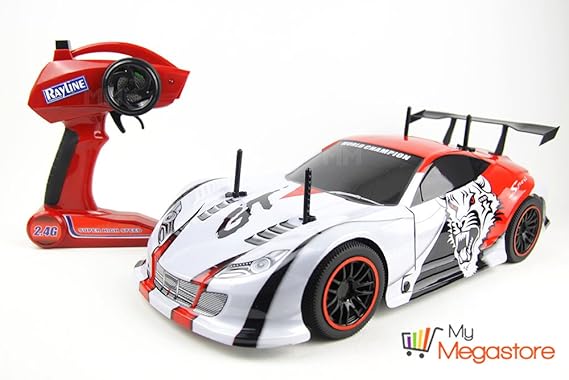 Rayline Racers RR10A Ferngesteuertes Rennauto, 1:10 Racecar fürs Gelände 2,4 GHz