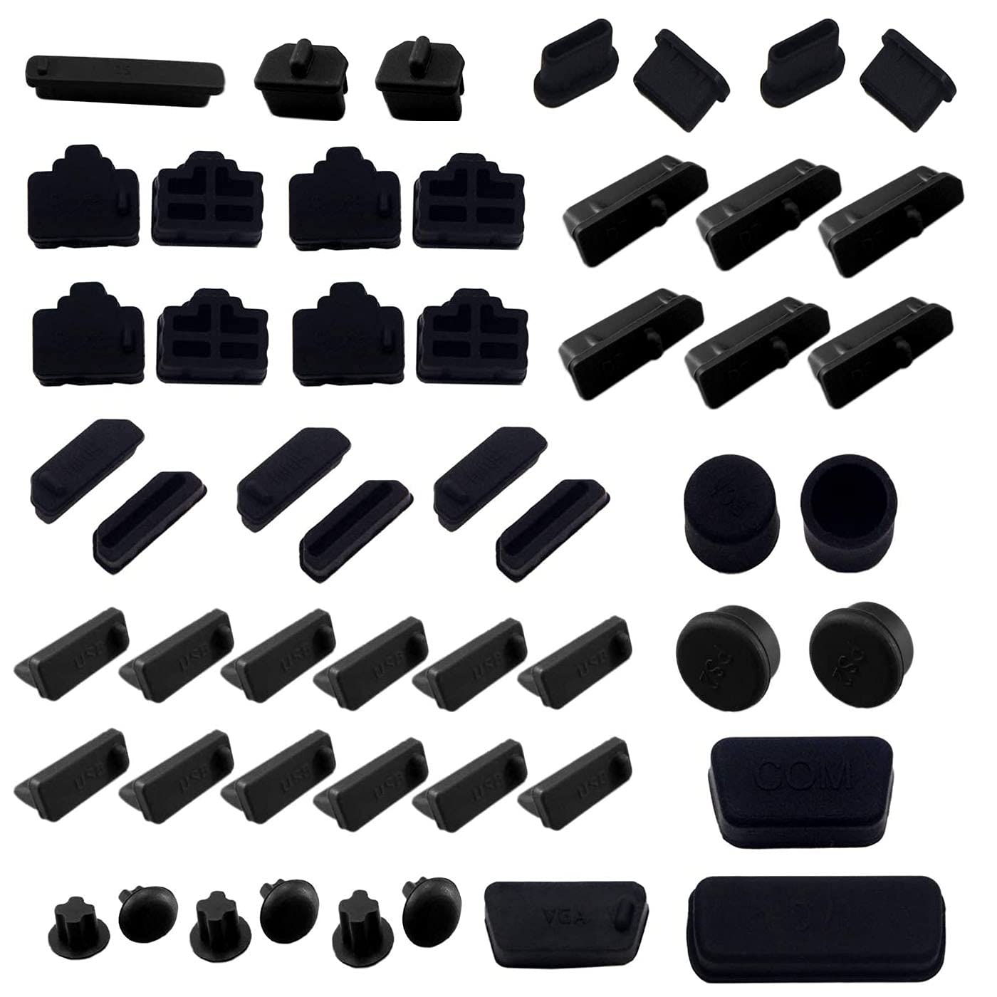 Mua 52 PCS Anti-dust Plugs Laptop Port Dust Plugs, Commonly Used 13 ...