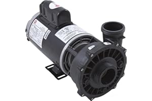Waterway Plastics 3721621-1d Executive 48 Frame 4 Hp 2 speed Spa Pump, 230-volt 60 Hz