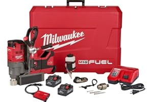 Milwaukeey M18 FUEL 1-1/2'' Lineman Magnetic Drill High Demand 8.0Ah Kit