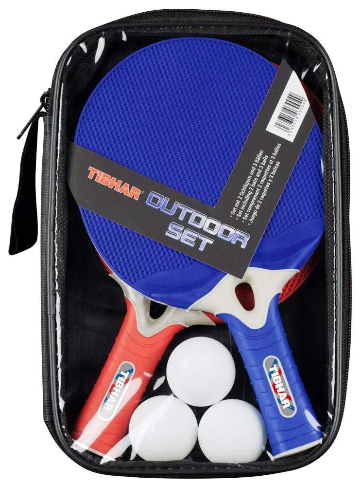 Tibhar table tennis outdoor set 2 rackets and 3 balls