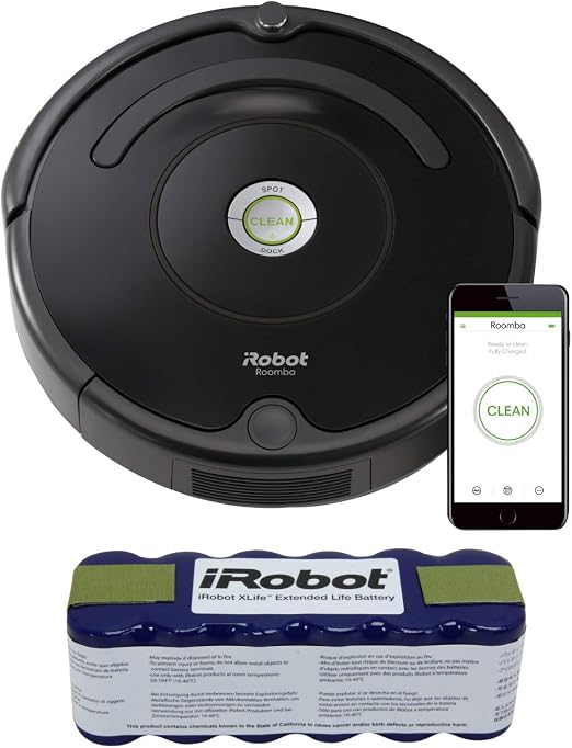 Amazon Com Irobot Roomba 675 Wi Fi Connected Robotic Vacuum