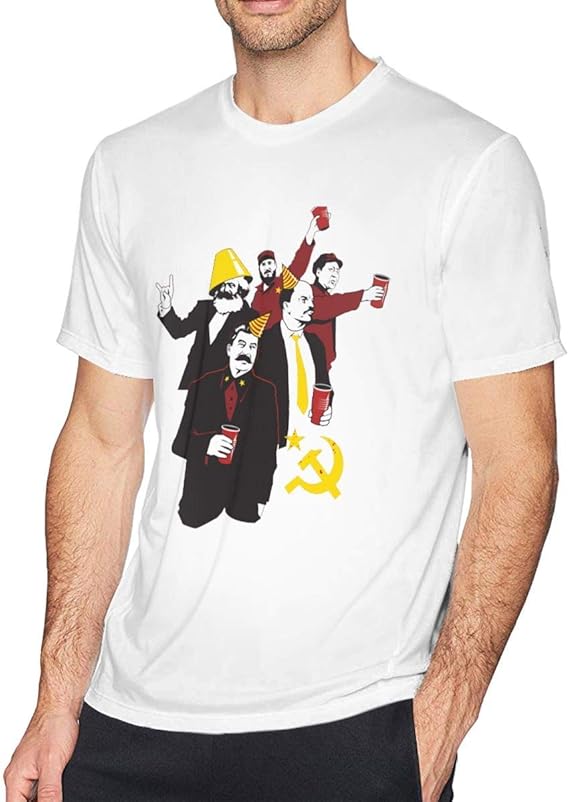 Amazon Co Jp 共産主義の男性のクルーネック半袖tシャツ 男性用カジュアルシャツ Clothing Accessories