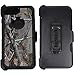 Heavy Duty Impact Rugged with Built-in Screen Protector Camouflage Protective Case Cover with Clip for Apple iPhone 7 Plus (Black-Tree-Camo)