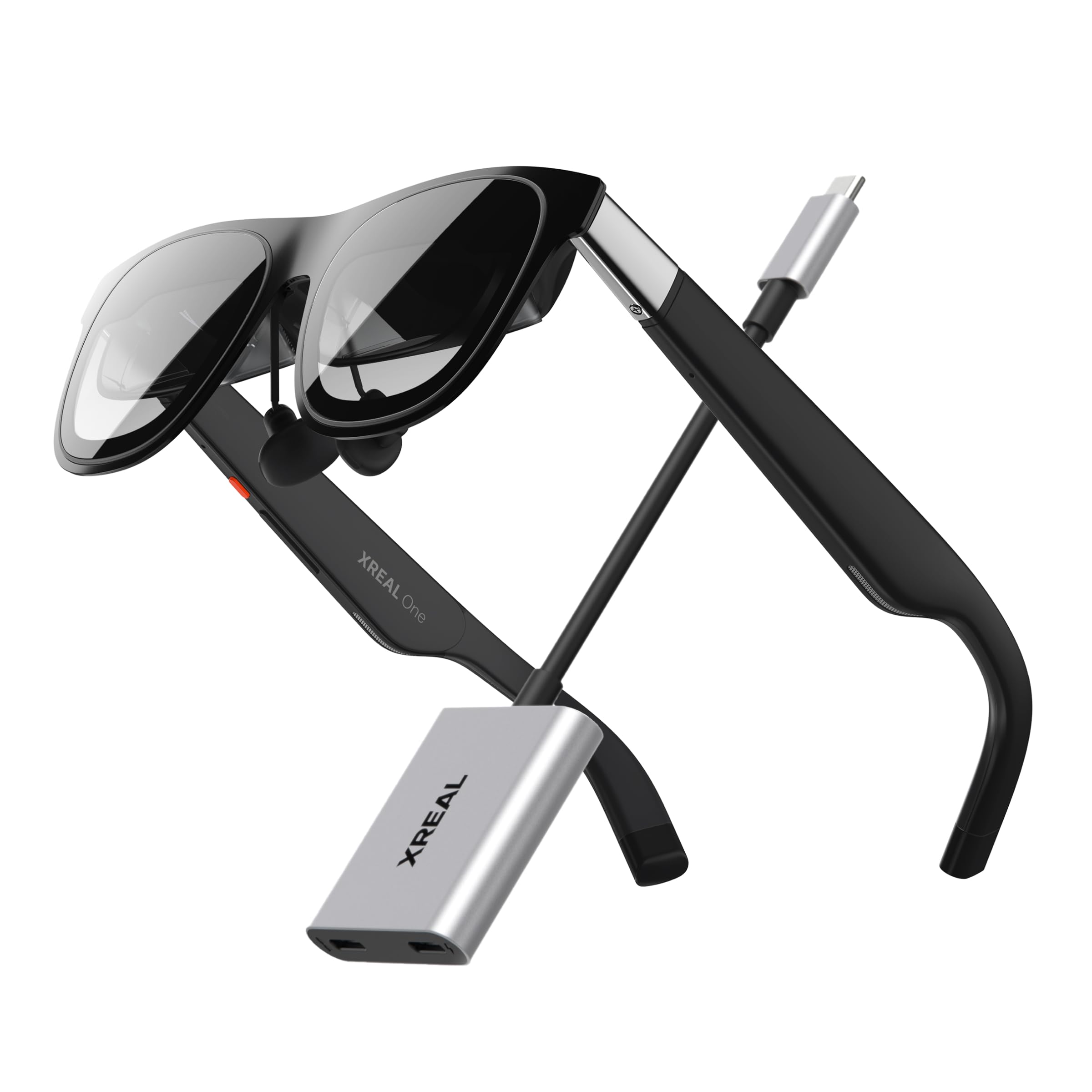 XREAL ONE AR Glasses with Hub, 147" Wearable