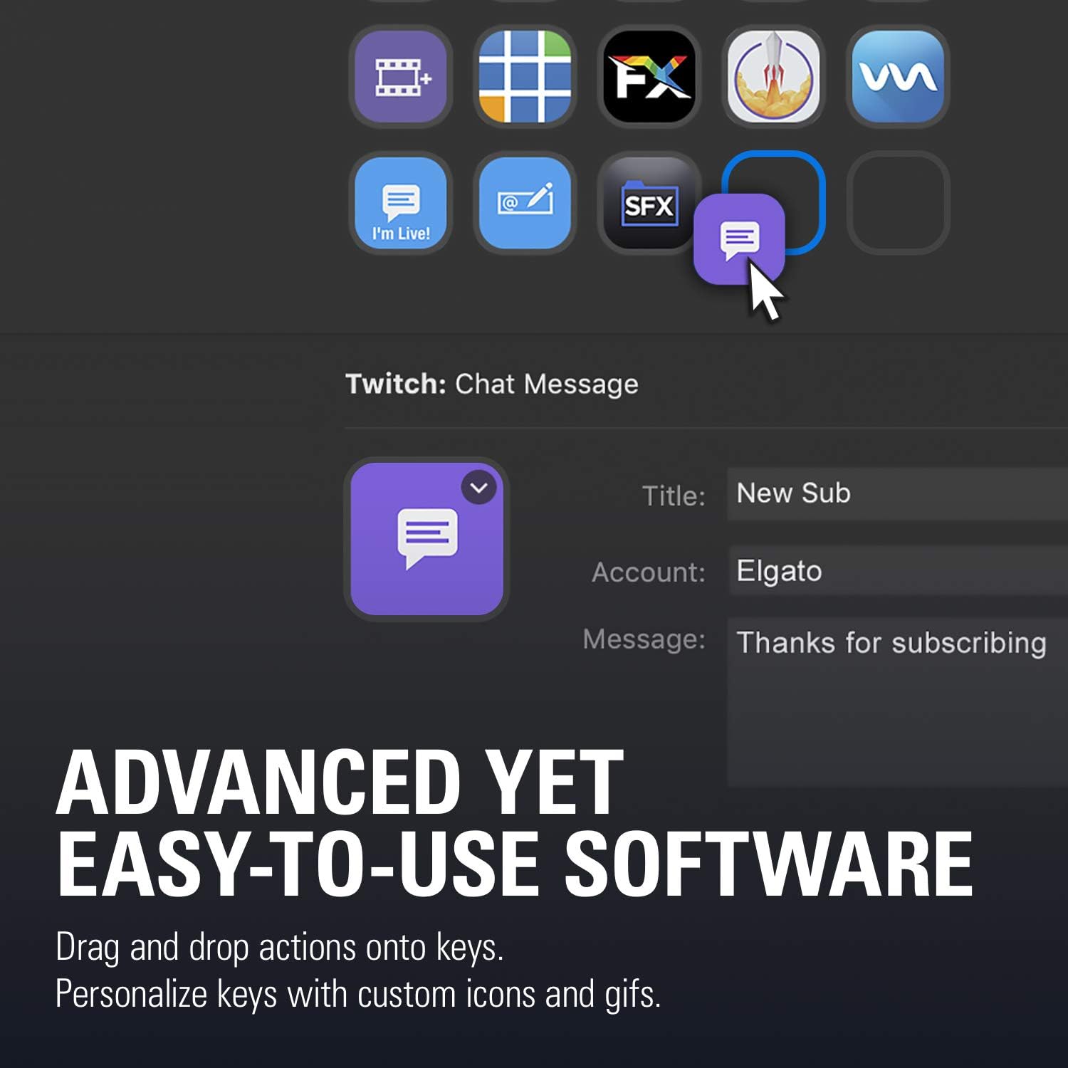 Elgato Stream Deck - Live Content Creation Controller with 15 Customizable LCD Keys, Adjustable Stand, for Windows 10 and macOS 10.13 or late: Computers & Accessories