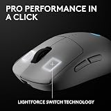 Logitech G PRO 2 Lightspeed Wireless Gaming Mouse 44K DPI USB-C White view 8