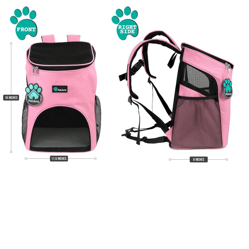 PetAmi Premium Pet Carrier Backpack for Small Cats and Dogs