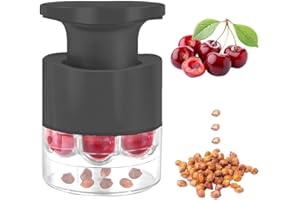 7-Hole Cherry Pitter, 2025 New Quick Push Pull Multiple Cherries Seed Remover Cherry Pitter Tool, Multifunction Cherry Pitter