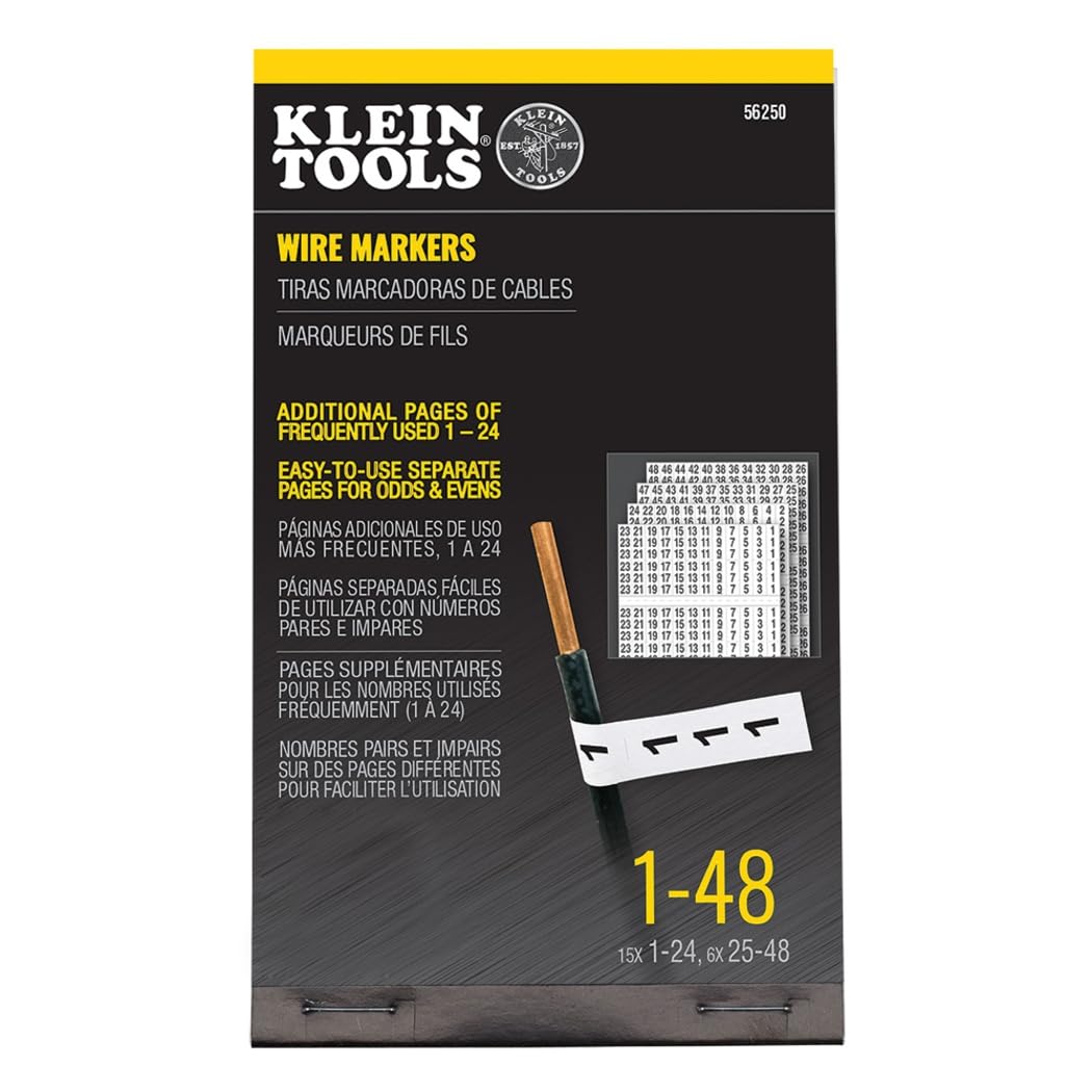 Wire Marker Book, 1-48 Klein Tools 56250