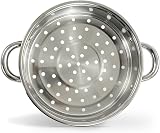 Denny International 22cm 3 Tier Stainless Steel Steamer Set Induction Hob view 2