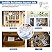 Child Safety Cabinet Locks, BigRoof Newest Version Heavy Duty Drawer Locks Baby Proof No Drill Child Proof Cabinet Latch Baby Safety Locks for Cabinet Drawer 10 Pack