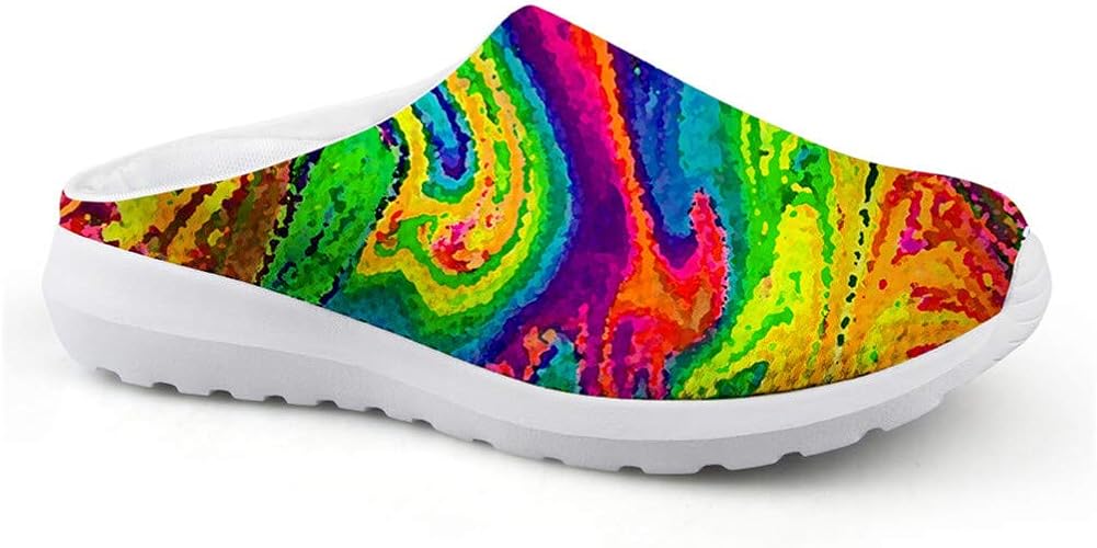 rainbow clogs