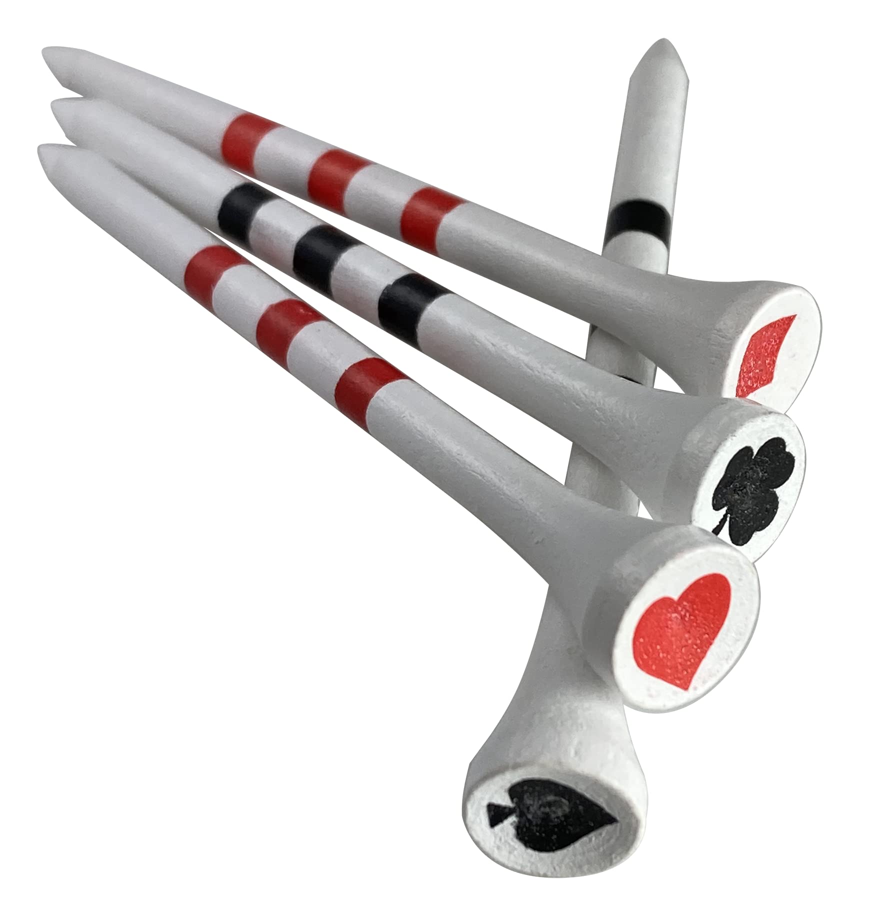 PrideSports Unisex 83mm Golf Tees, White, 83mm EU