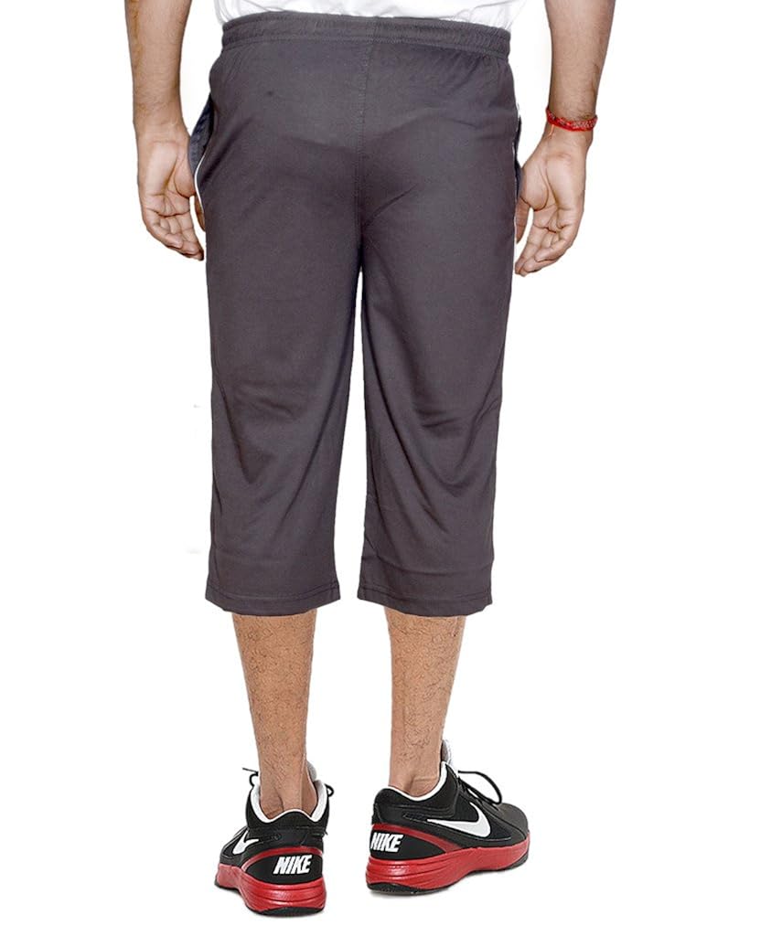 indiweaves men's regular fit nightwear/ capri