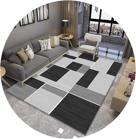 Bxy Polyester Microfiber Area Rugs For Living Room Bedroom Soft Touch Thick Pile No Fiber Shedding Fade Resistant Colorful Home Decor Carpets 80x120cm 6 Amazon Co Uk Kitchen Home