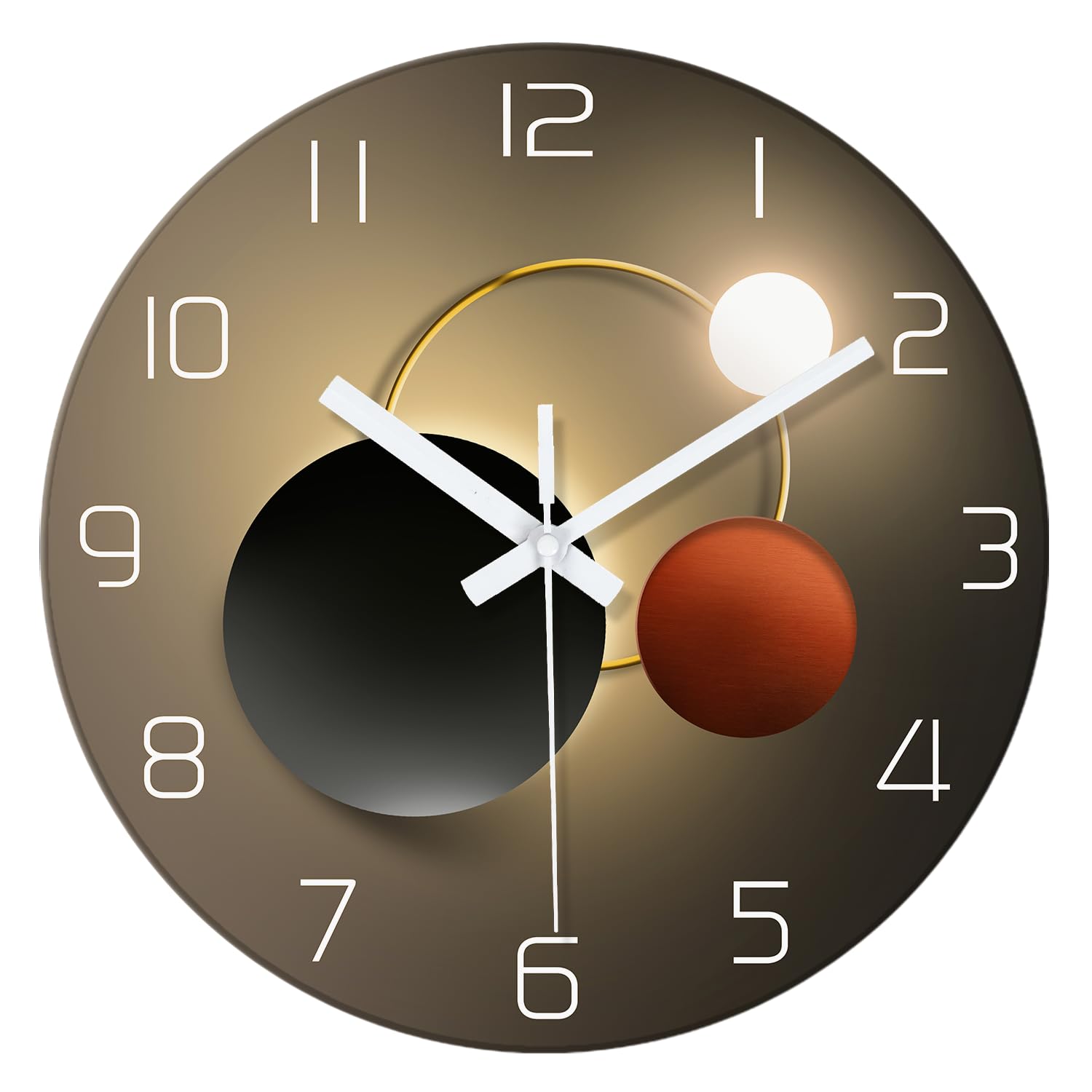 Photo 1 of XNM Small Wall Clocks for Living Room Decor 14 Inch Battery Clock for Wall Modern Analog Wall Clock Non Ticking