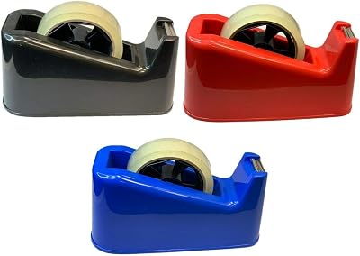 PaulStore Large Tape Dispenser Heavy Duty Desktop Office Selotape Cellotape