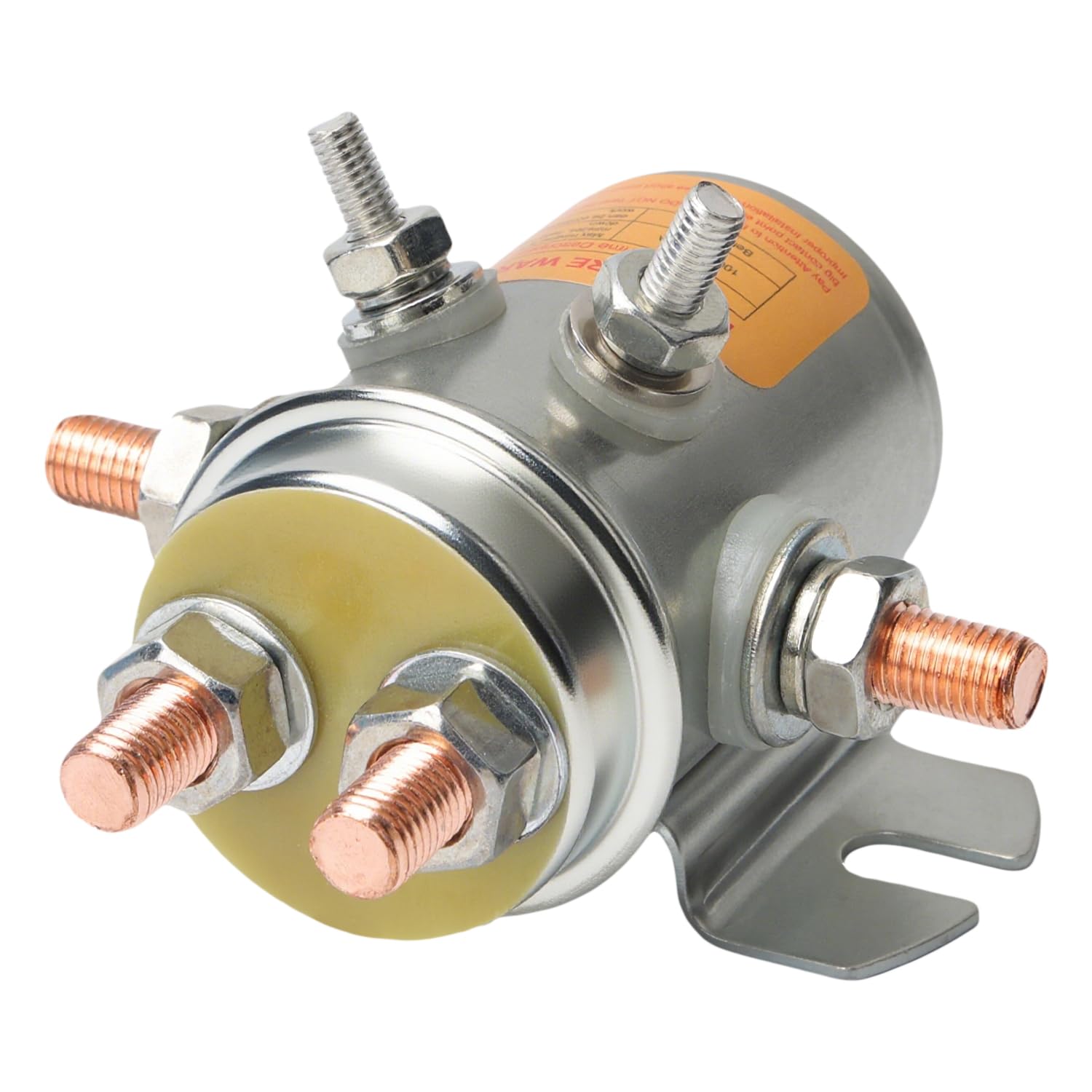 Photo 1 of 6-Terminal 12V solenoid 100 amp rated current operation for winch golf cart Replaces Ref 15-323, 15-386, 92-20172, 24401, 70-910