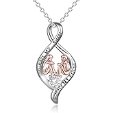 WINNICACA Valentines Day Gifts for Sister from Brother/Sisters Sterling Silver Sister Necklace Graduation Birthday Gifts for Sisters