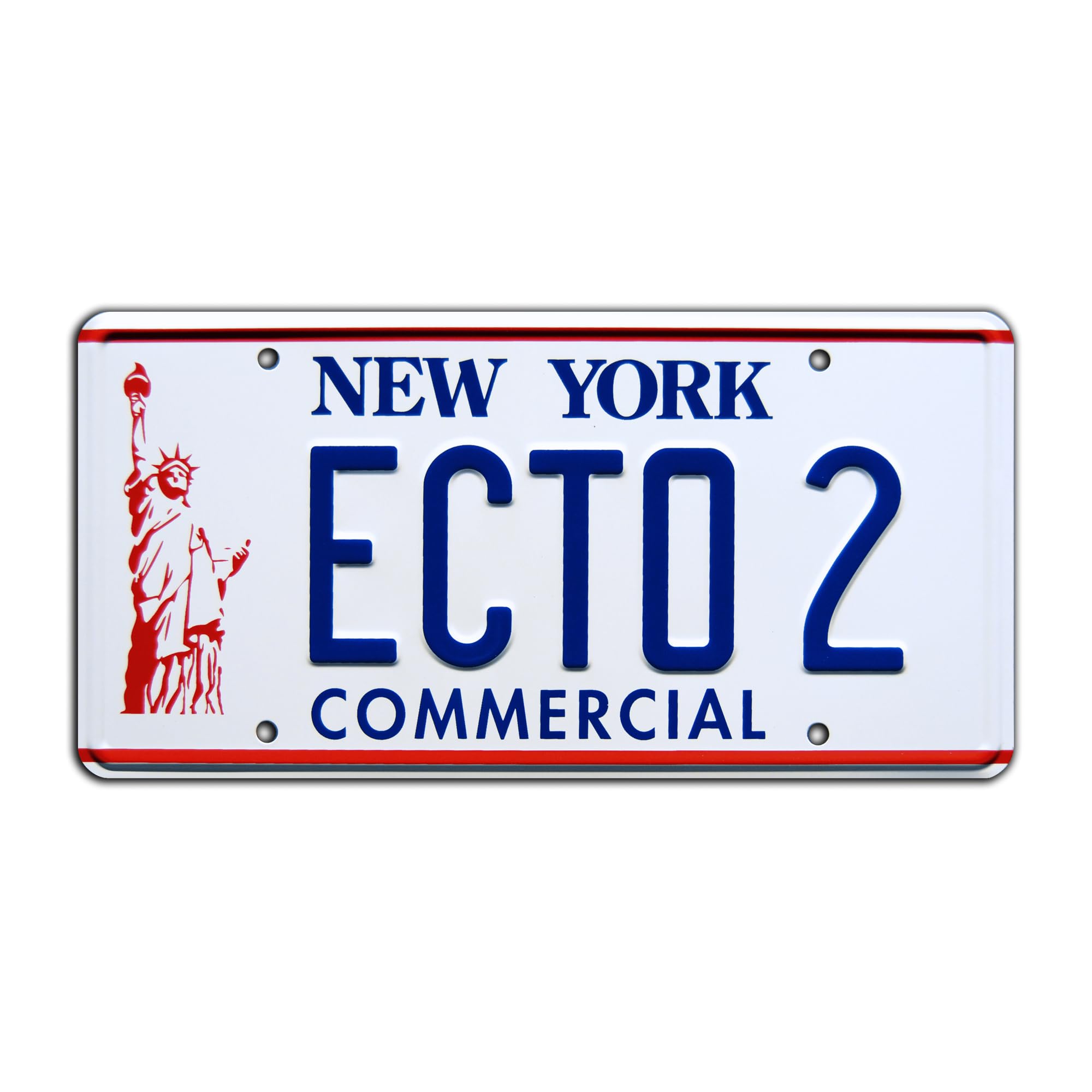 Ghostbusters 2 | ECTO 2 | Metal Stamped License Plate