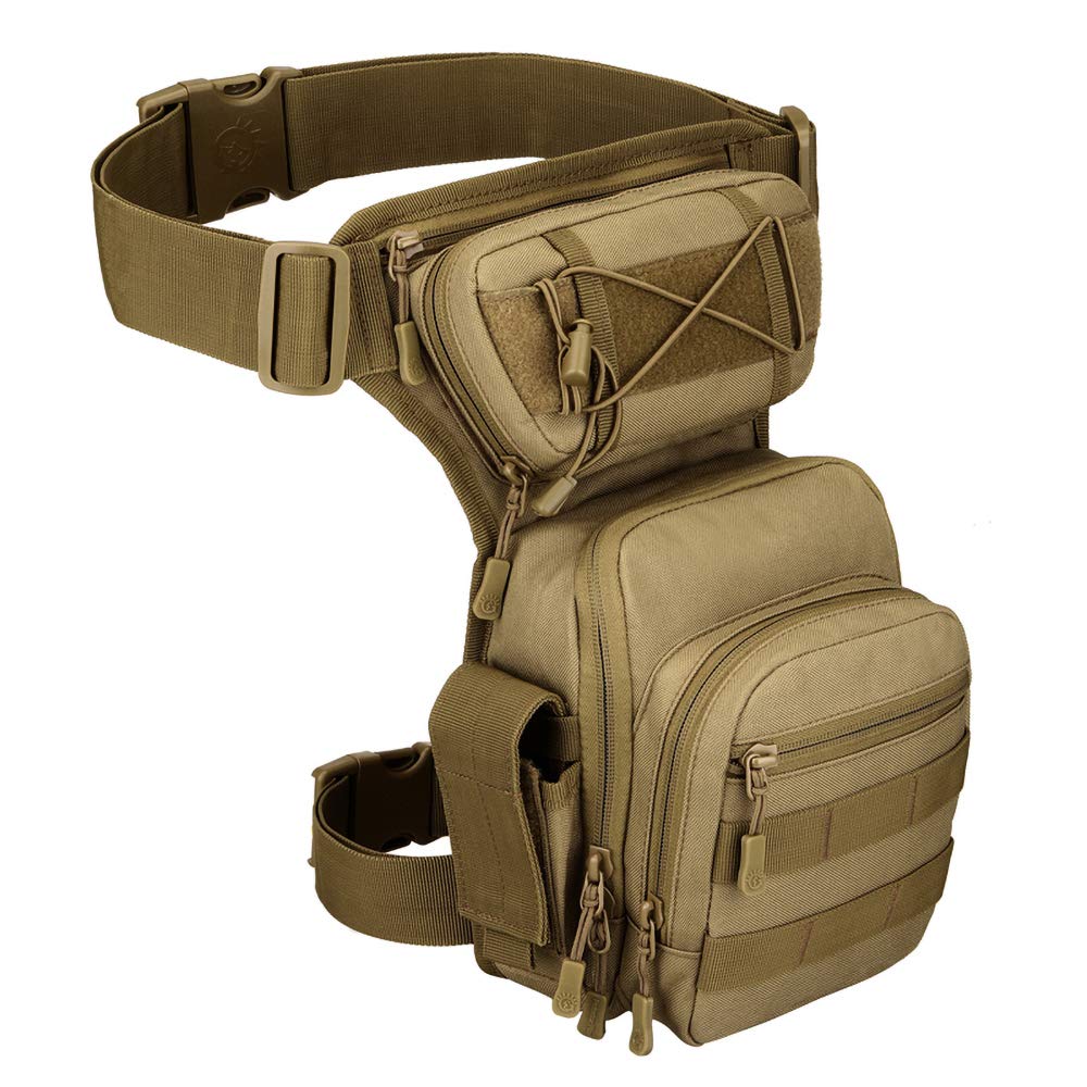 Hiking Outdoor Military Tactical Thigh Leg Waist Pack Fishing Bag Special Waterproof Drop Utility Thigh Pouch